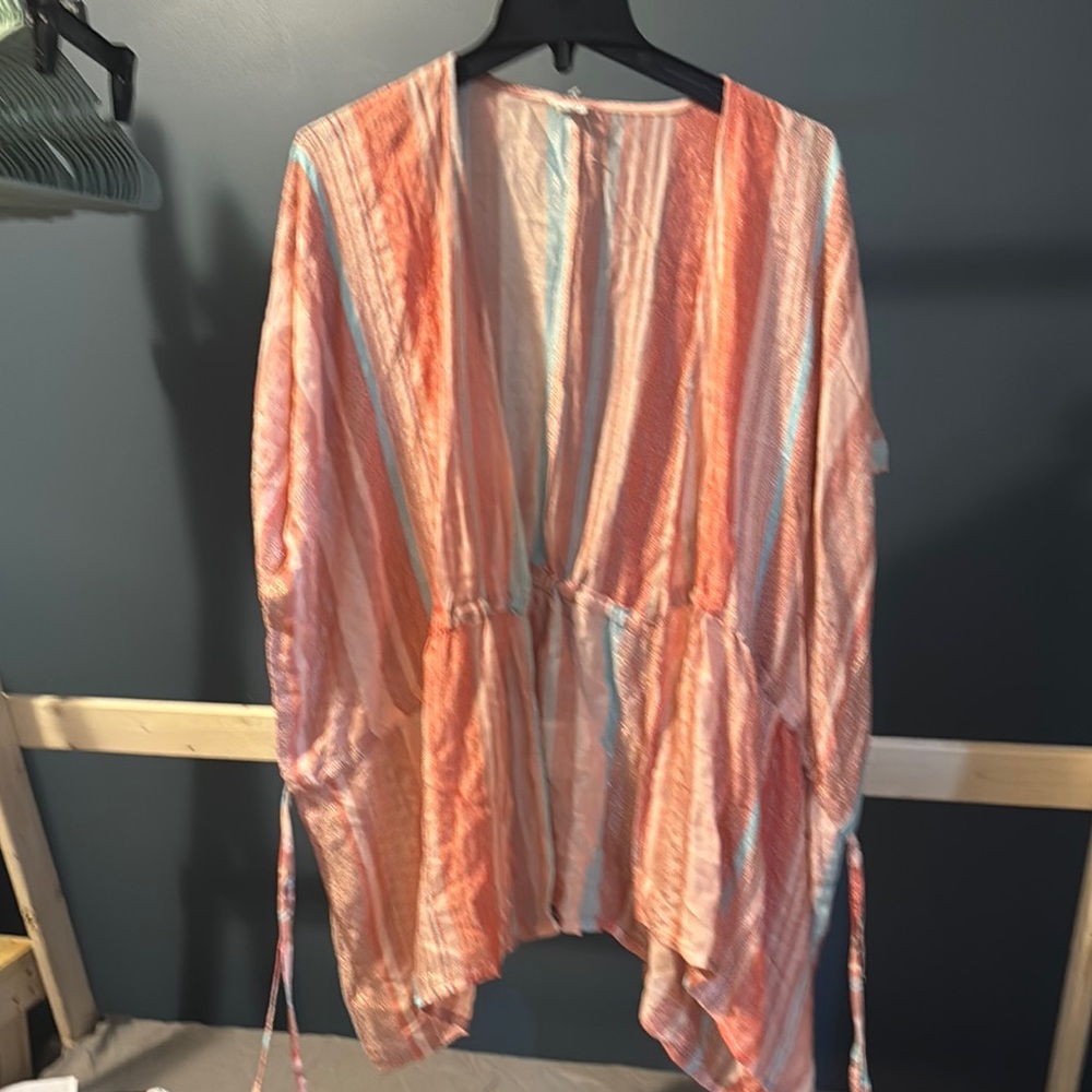 Striped Kimono Cardigan